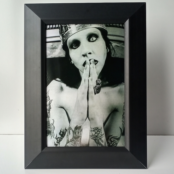 Marilyn Manson Edgy Metal Gothic Rock Edgy Music Morvid Dark Superstar Home Deco - Picture 4 of 5